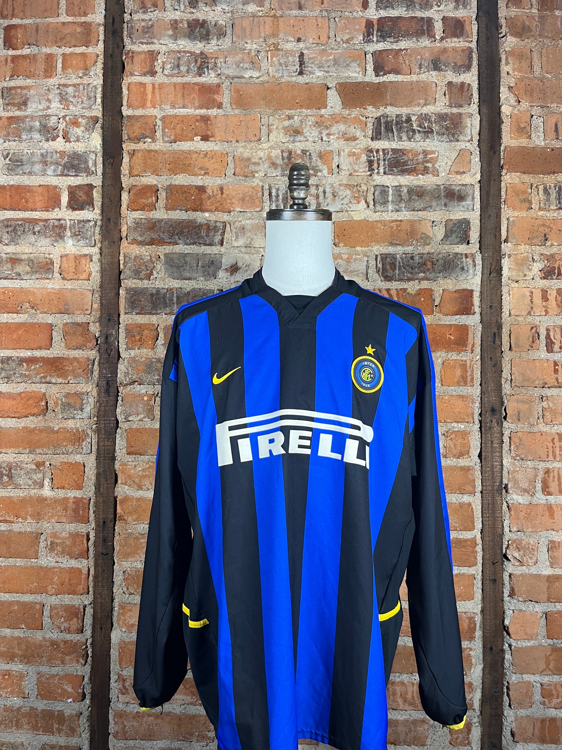 Inter Milan #14 Di Biagio L/S – Home – XL – 2005 – (8/10)