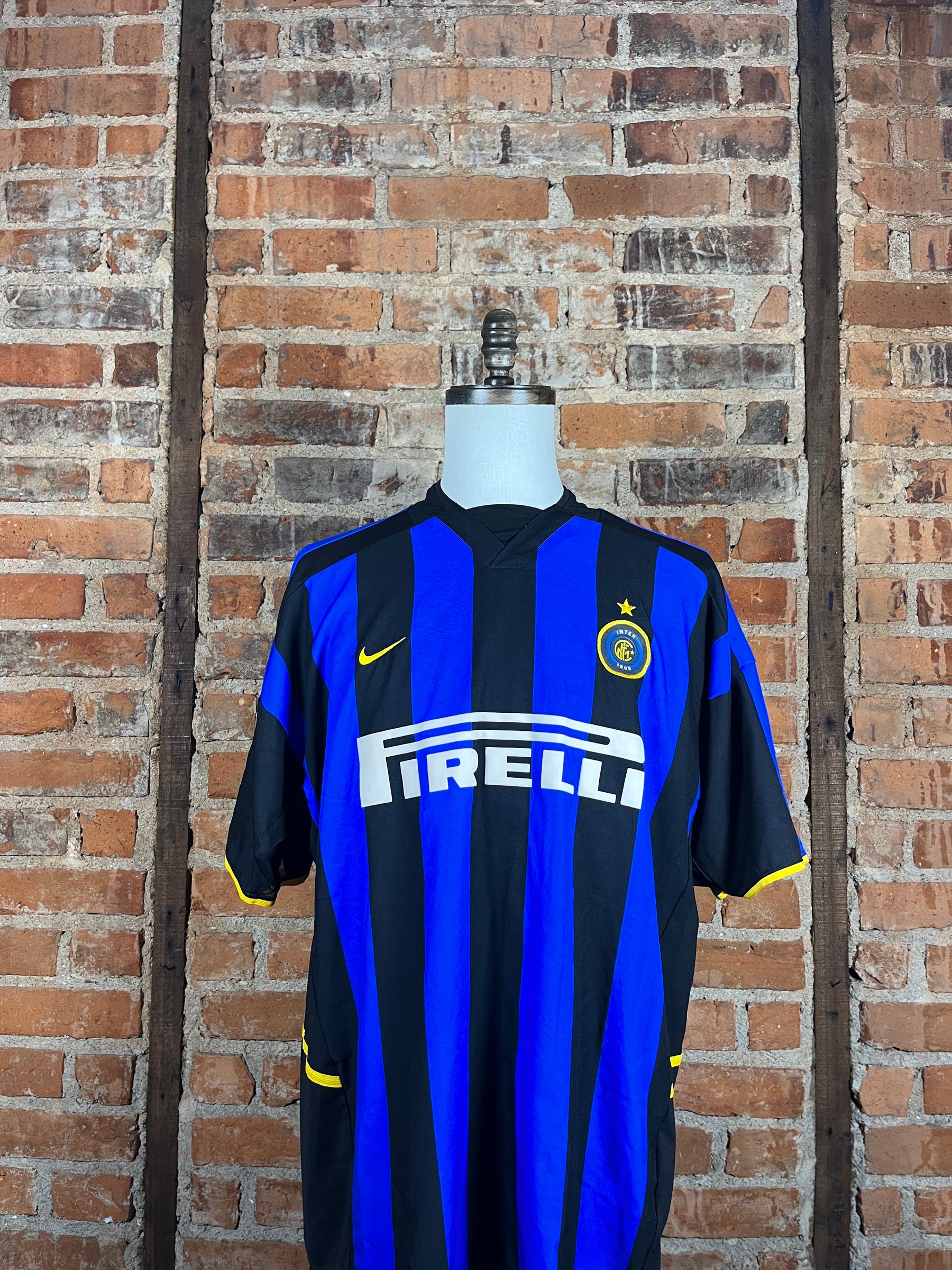 Inter Milan #22 Okan – Home – XL – 2005 – (7/10)