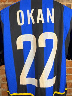 Inter Milan #22 Okan – Home – XL – 2005 – (7/10)