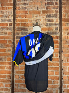 Inter Milan #22 Okan – Home – XL – 2005 – (7/10)