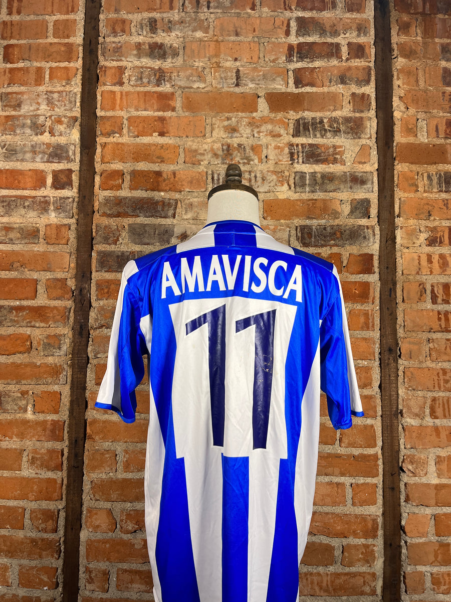 Deportivo La Coruña #11 Amavisca – Home – XL – 2003 – (8/10)