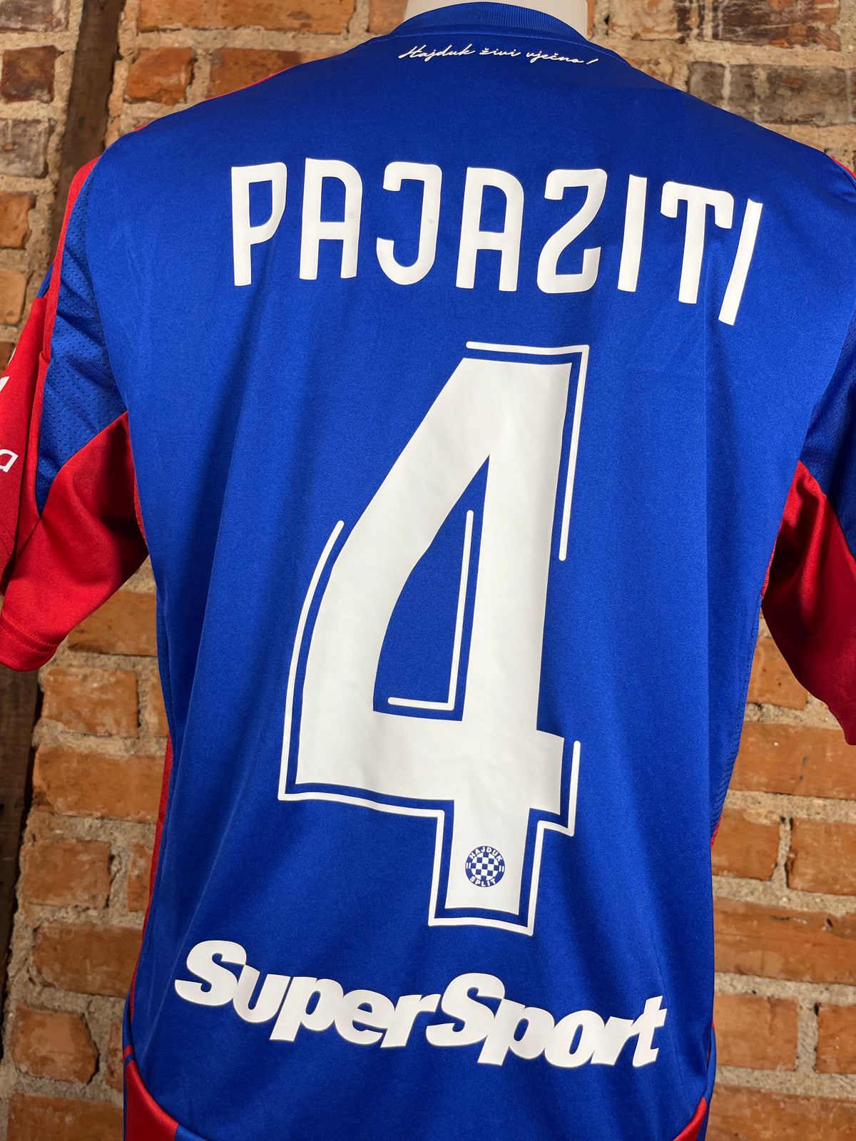 HNK Hajduk Split Pajaziti #4 Match Worn/ Issue – Away Kit – M – 2023-24 – (9/10)