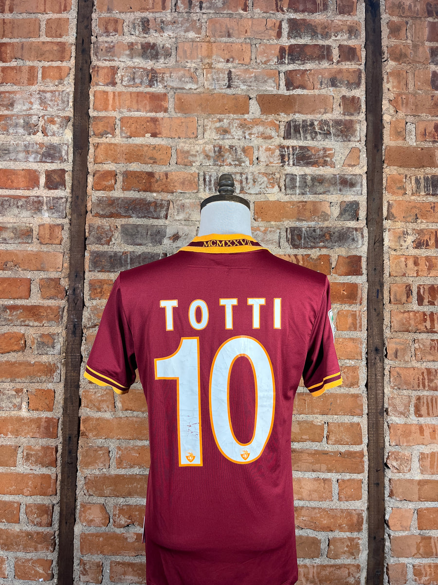AS Roma #10 Totti – Home Kit – S – 2013-14 – (7/10)