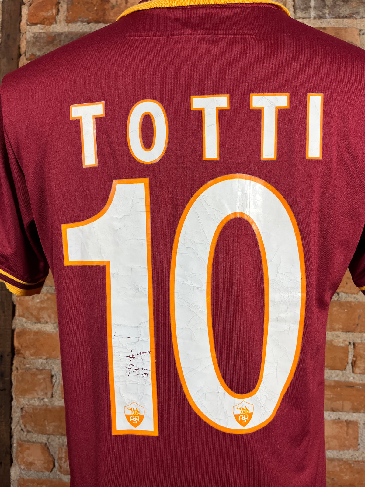 AS Roma #10 Totti – Home Kit – S – 2013-14 – (7/10)
