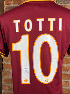 AS Roma #10 Totti – Home Kit – S – 2013-14 – (7/10)
