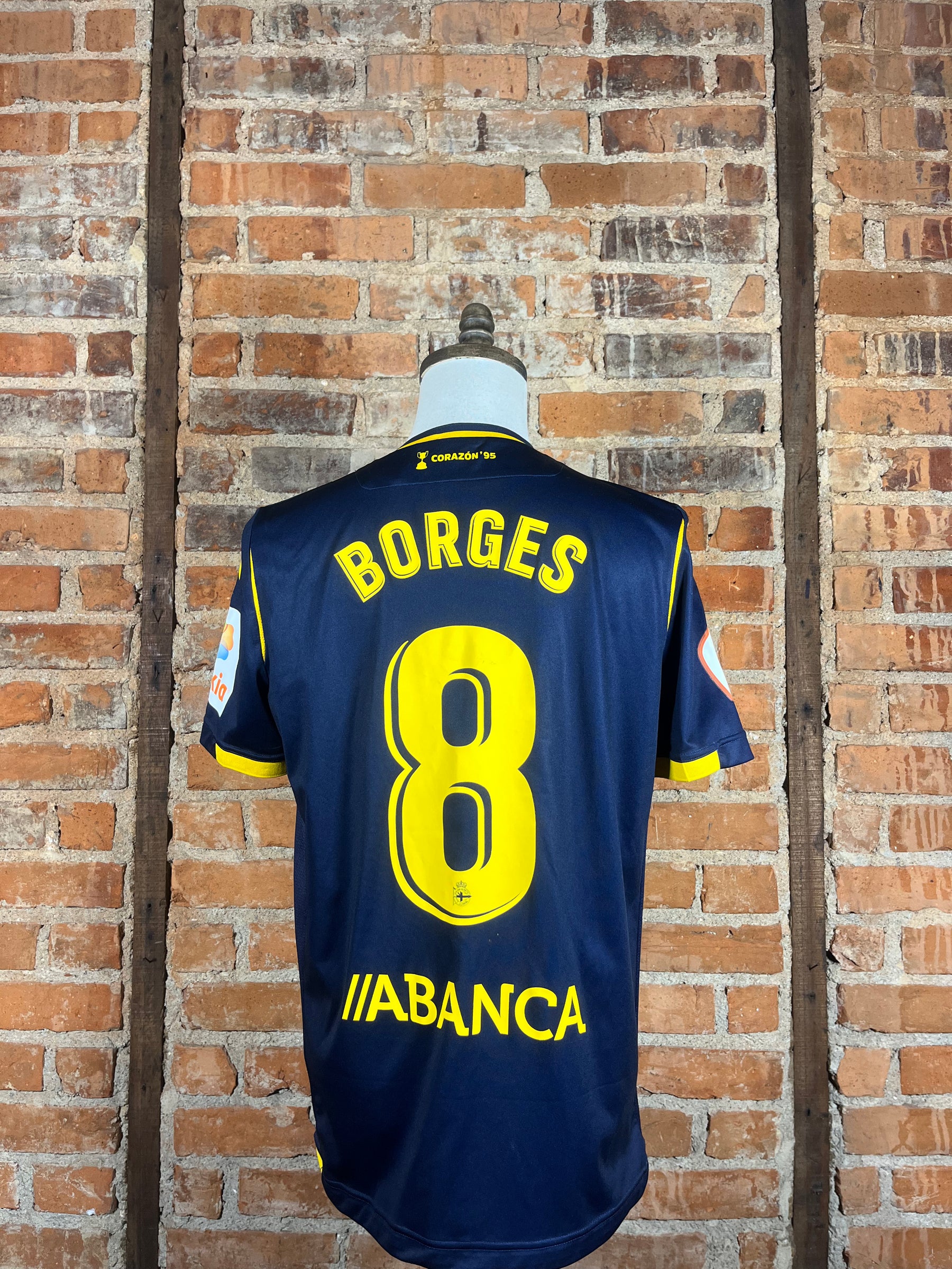 Deportivo La Coruña Borges #8 Match Worn/Issue – Away – 2020 – L – (9/10)