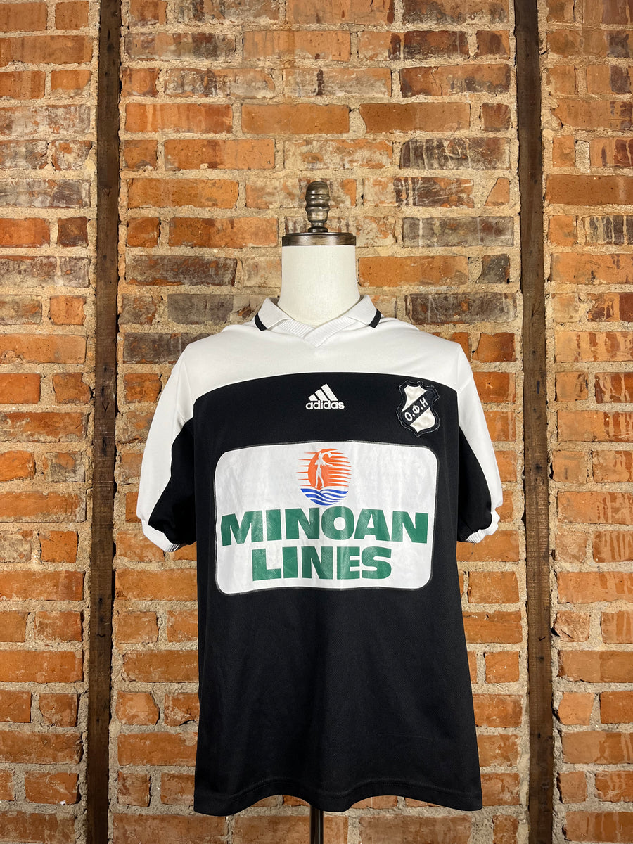 OFI Crete FC Gomez #9 Match Worn/Issue – Home – 1997 – XL – (8/10)