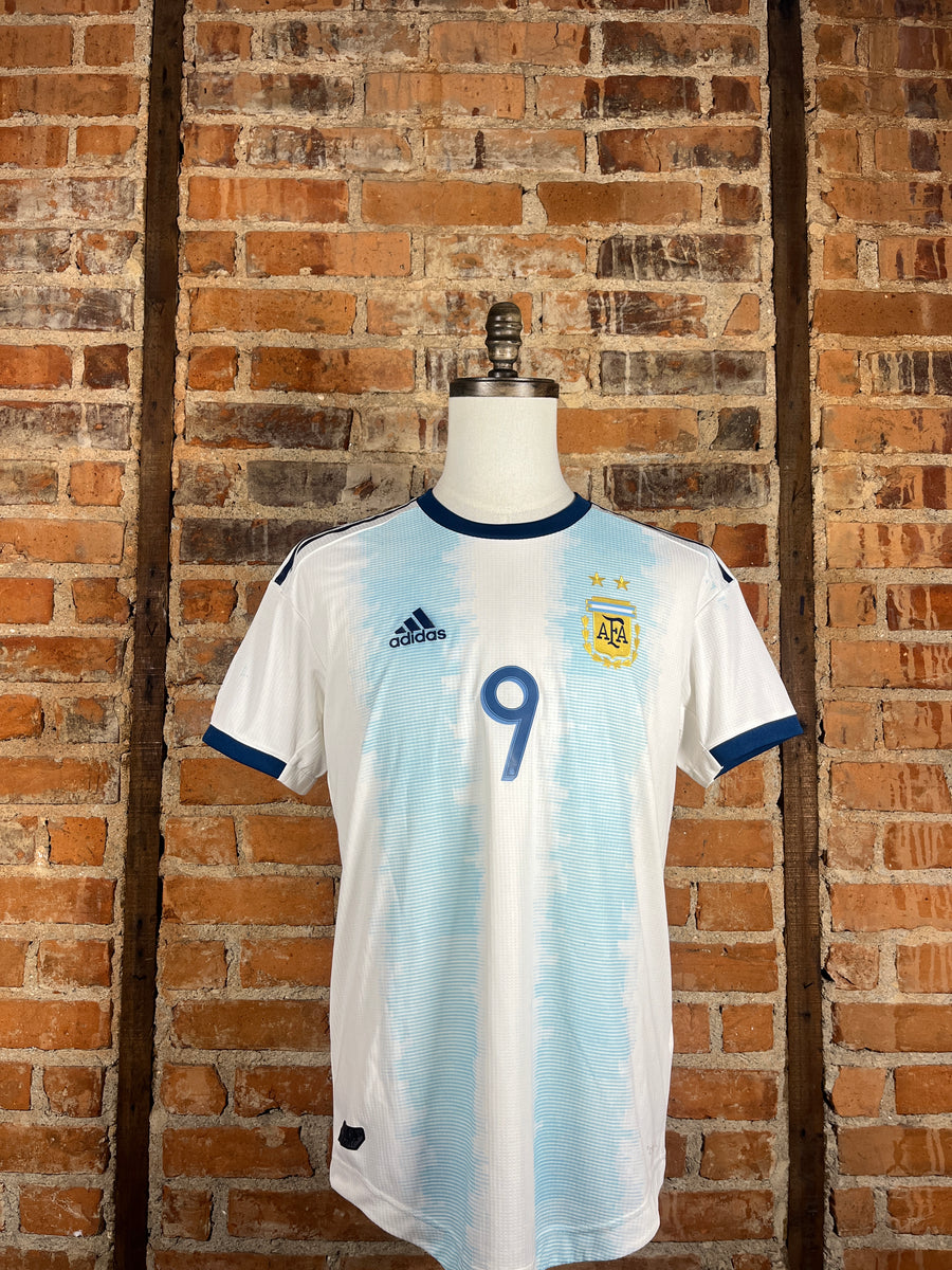 Argentina #9 Match Worn/Issue – Home – 2019 – M/6 – (9/10)