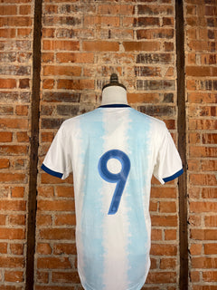 Argentina #9 Match Worn/Issue – Home – 2019 – M/6 – (9/10)