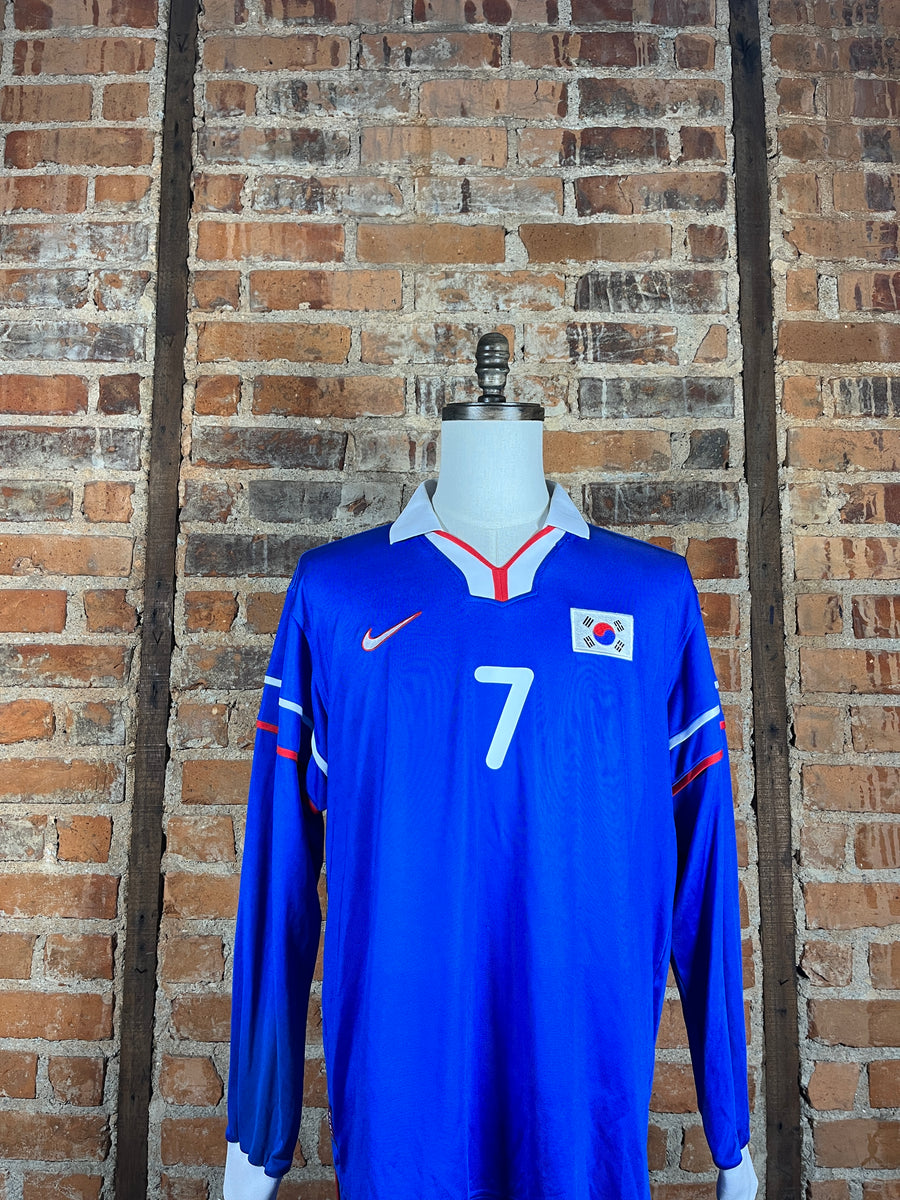 South Korea L/S C. G. Song #7 Match Worn/Issue – Away – 2000 – M – (8/10)
