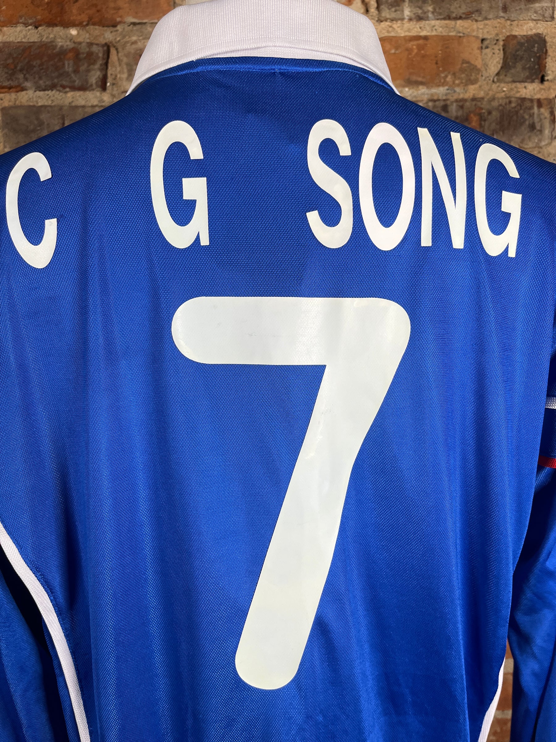 South Korea L/S C. G. Song #7 Match Worn/Issue – Away – 2000 – M – (8/10)