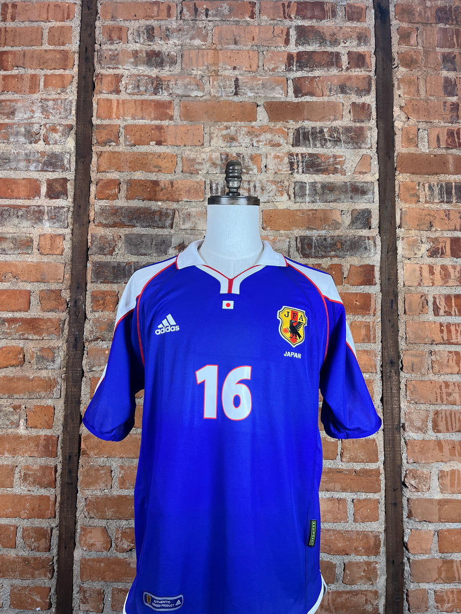 Japan K. Nakata #16 Match Worn/Issue – Home – 2001 – L – (8/10)