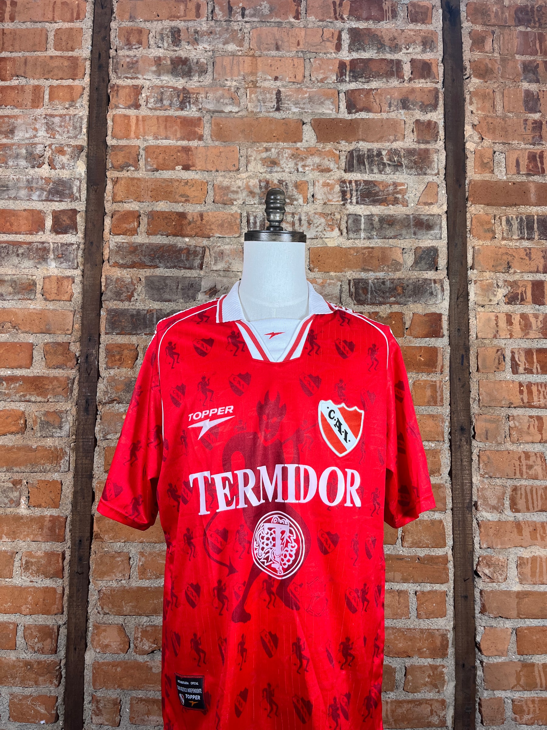 Club Atlético Independiente #4 Match Worn/Issue – Home – 1997 – XL – (8/10)