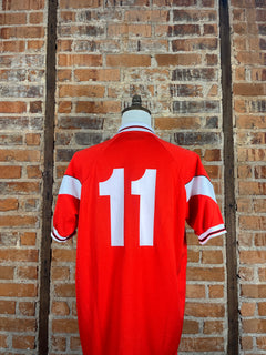 Malta #11 Match Worn/Issue – Home – 2002 – 2XL – (7/10)