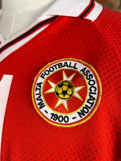Malta #11 Match Worn/Issue – Home – 2002 – 2XL – (7/10)