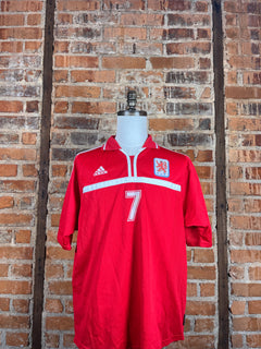 Luxembourg #7 Match Worn/Issue – Home – 2001 – XL – (7/10)