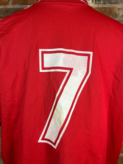 Luxembourg #7 Match Worn/Issue – Home – 2001 – XL – (7/10)