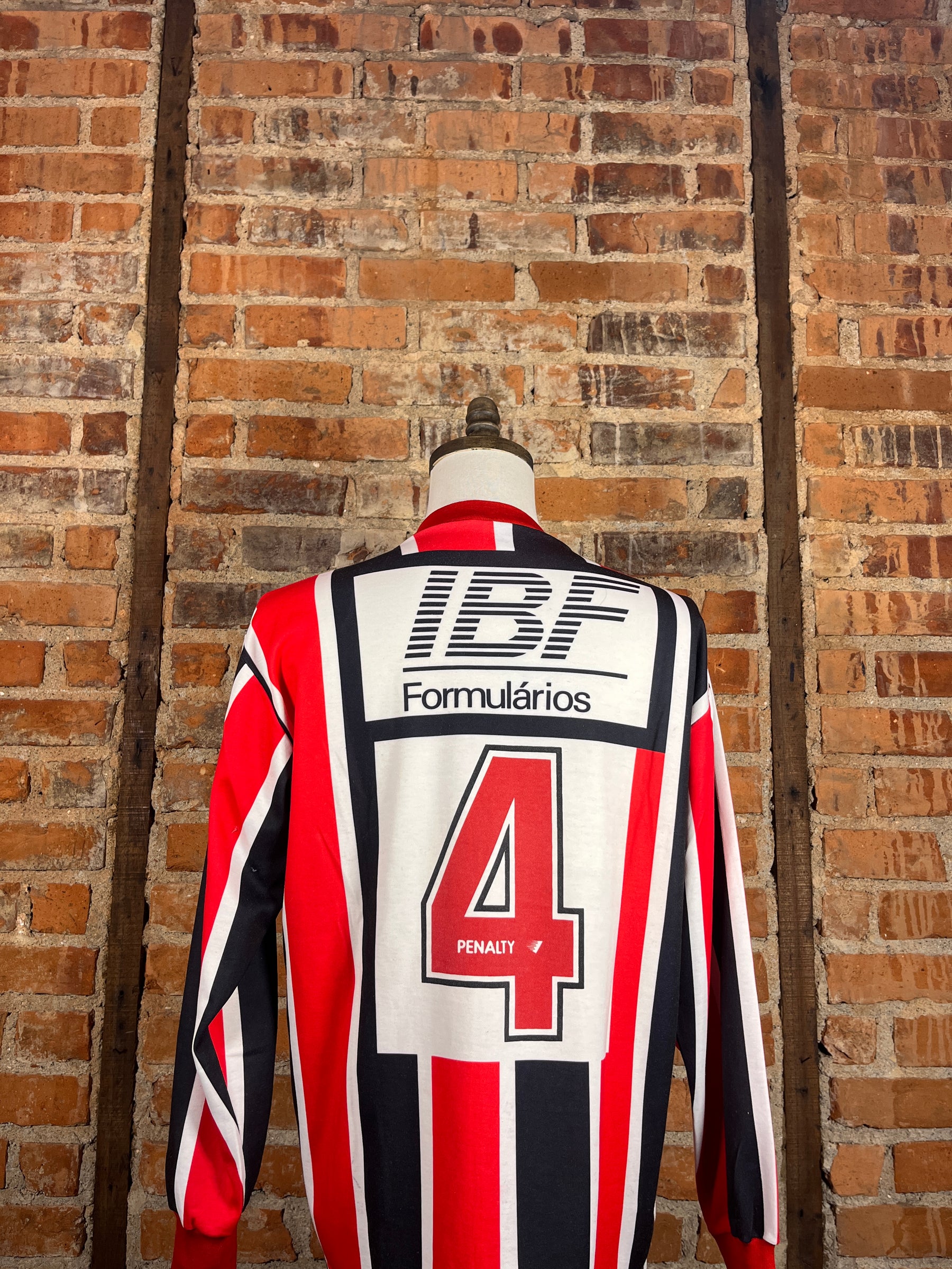 São Paulo FC L/S #4 Match Worn/Issue – Away – 1992 – M – (8/10)