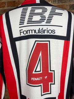 São Paulo FC L/S #4 Match Worn/Issue – Away – 1992 – M – (8/10)
