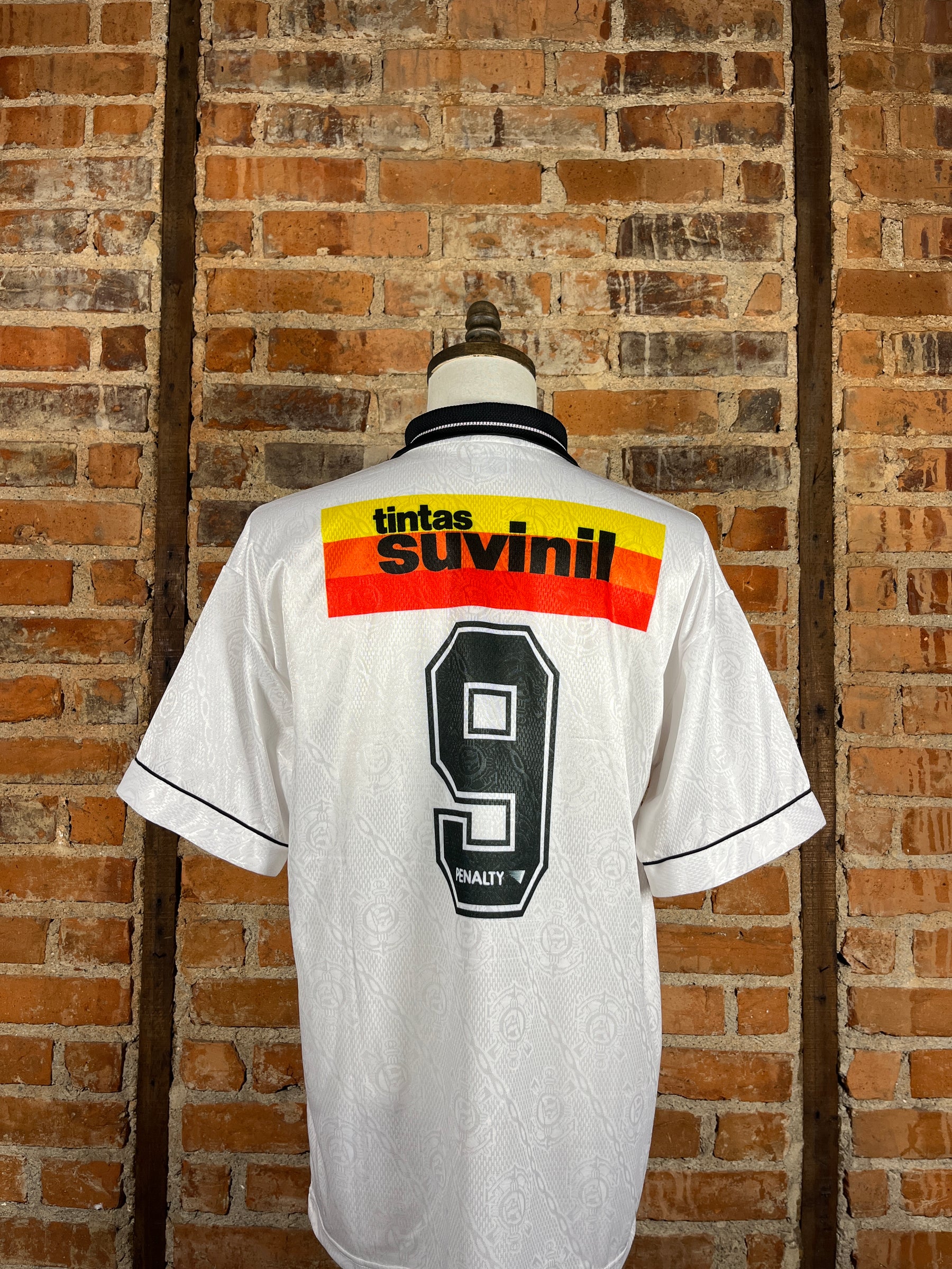 SC Corinthians #9 Match Worn/Issue – Home – 1996 – L – (7/10)