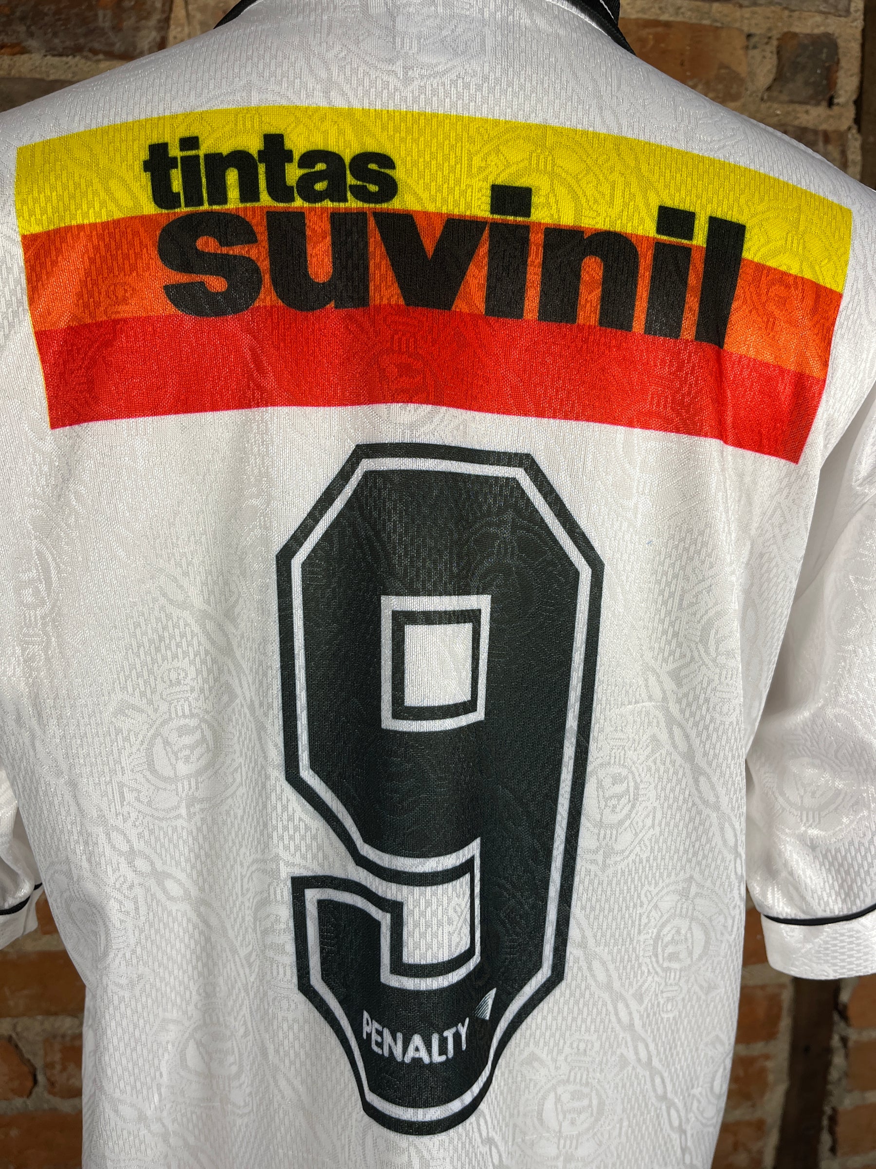 SC Corinthians #9 Match Worn/Issue – Home – 1996 – L – (7/10)