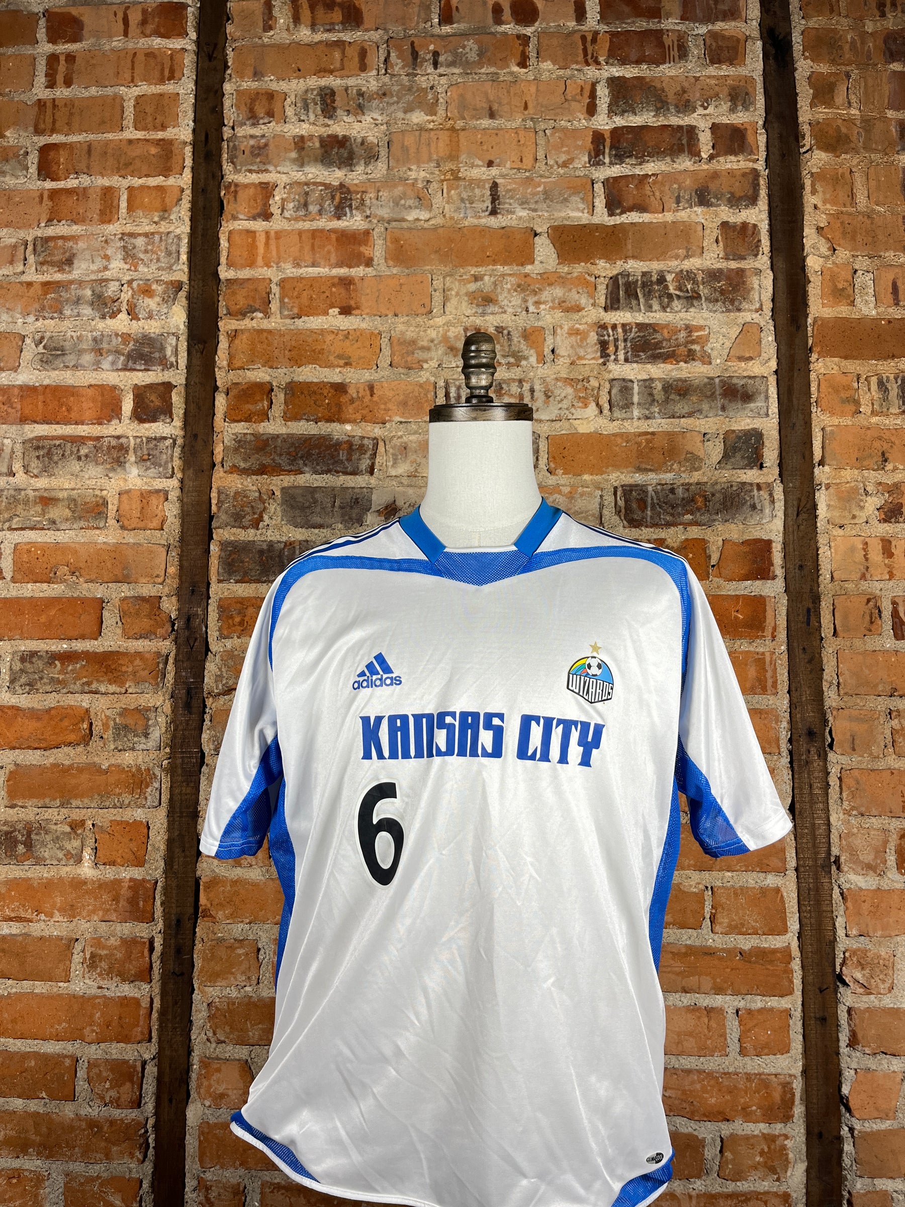 Kansas City Wizards Burciaga #6 Match Worn/Issue – Away – 2005 – XL – (6/10)
