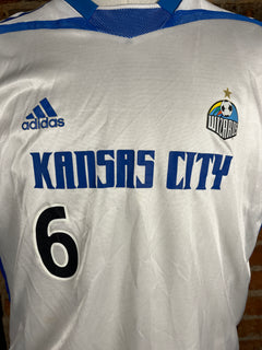 Kansas City Wizards Burciaga #6 Match Worn/Issue – Away – 2005 – XL – (6/10)