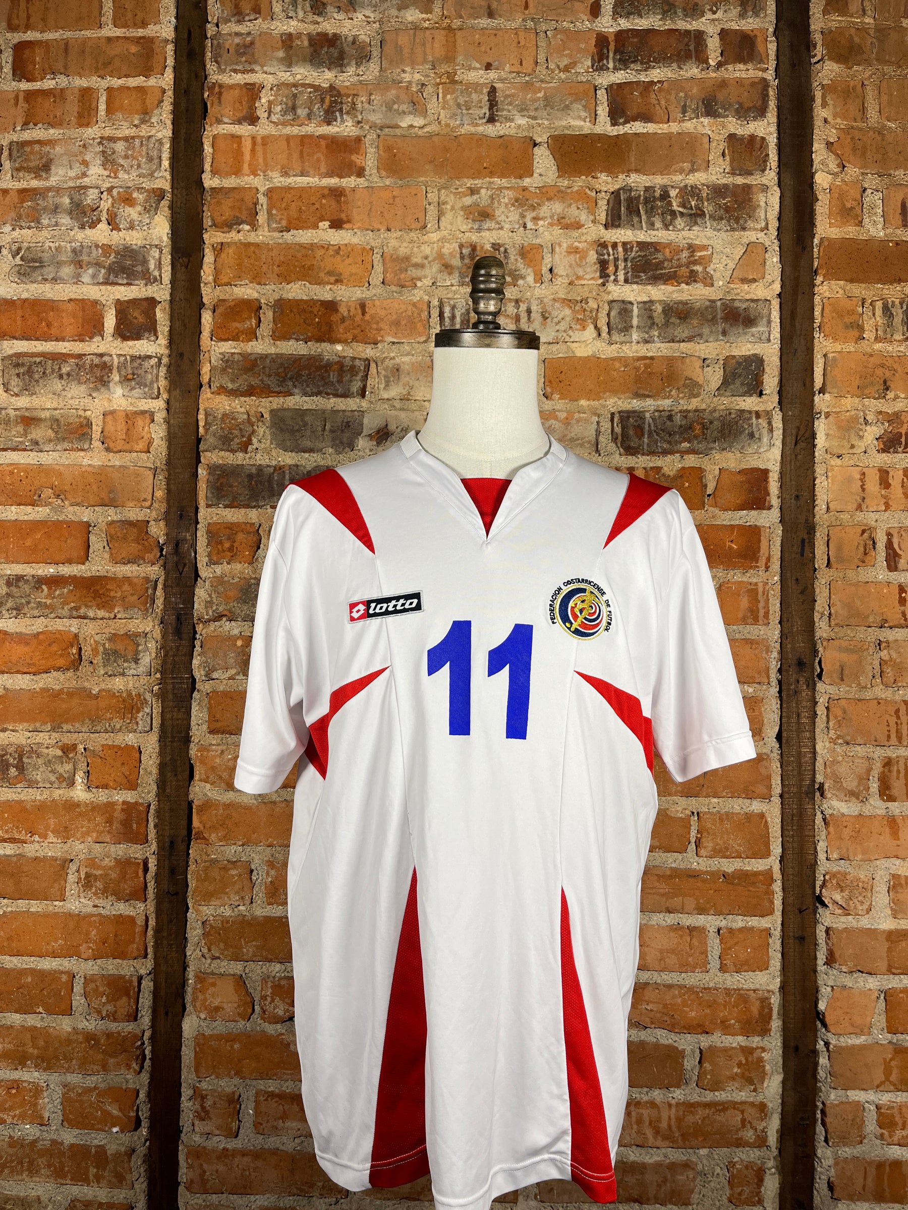 Costa Rica #11 Bala Gómez Match Worn/Issue – Away – 2007 – XL – (8/10)