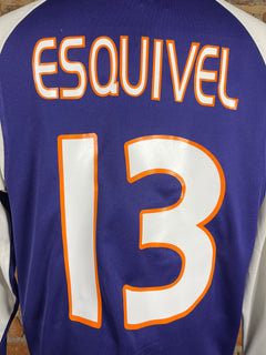 Deportivo Saprissa #13 Esquivel L/S – Home – 2005 – L – (8/10)