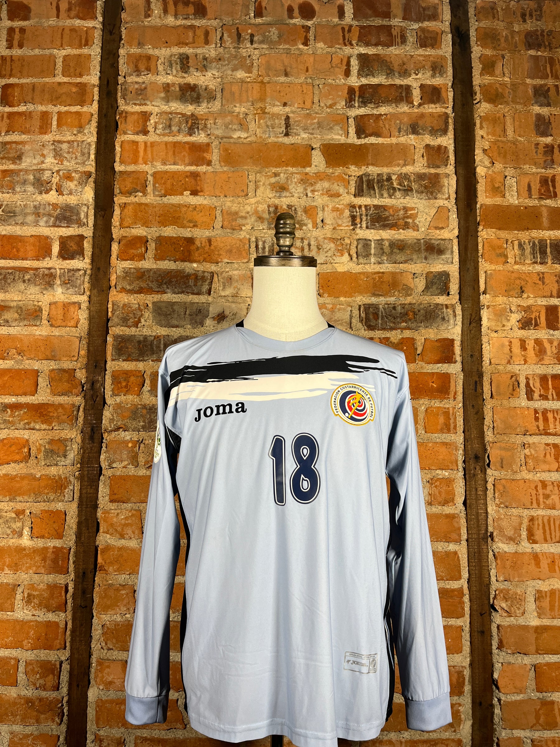Costa Rica #18 Porras L/S – Goalkeeper – 2006 – L – (8/10)
