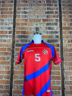 Costa Rica #5 Gabriel Match Worn/Issue – Home – 2005 – L – (8/10)