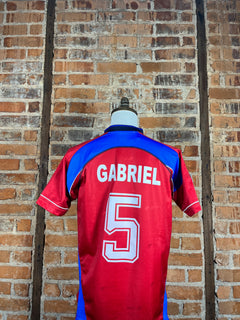 Costa Rica #5 Gabriel Match Worn/Issue – Home – 2005 – L – (8/10)