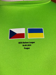 Ukraine #12 Trubin - Goalkeeper (Worn in UEFA Nations League 
10.09.2024 in Prague) – 2024 – XL – (9/10)