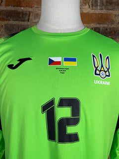 Ukraine #12 Trubin - Goalkeeper (Worn in UEFA Nations League 
10.09.2024 in Prague) – 2024 – XL – (9/10)