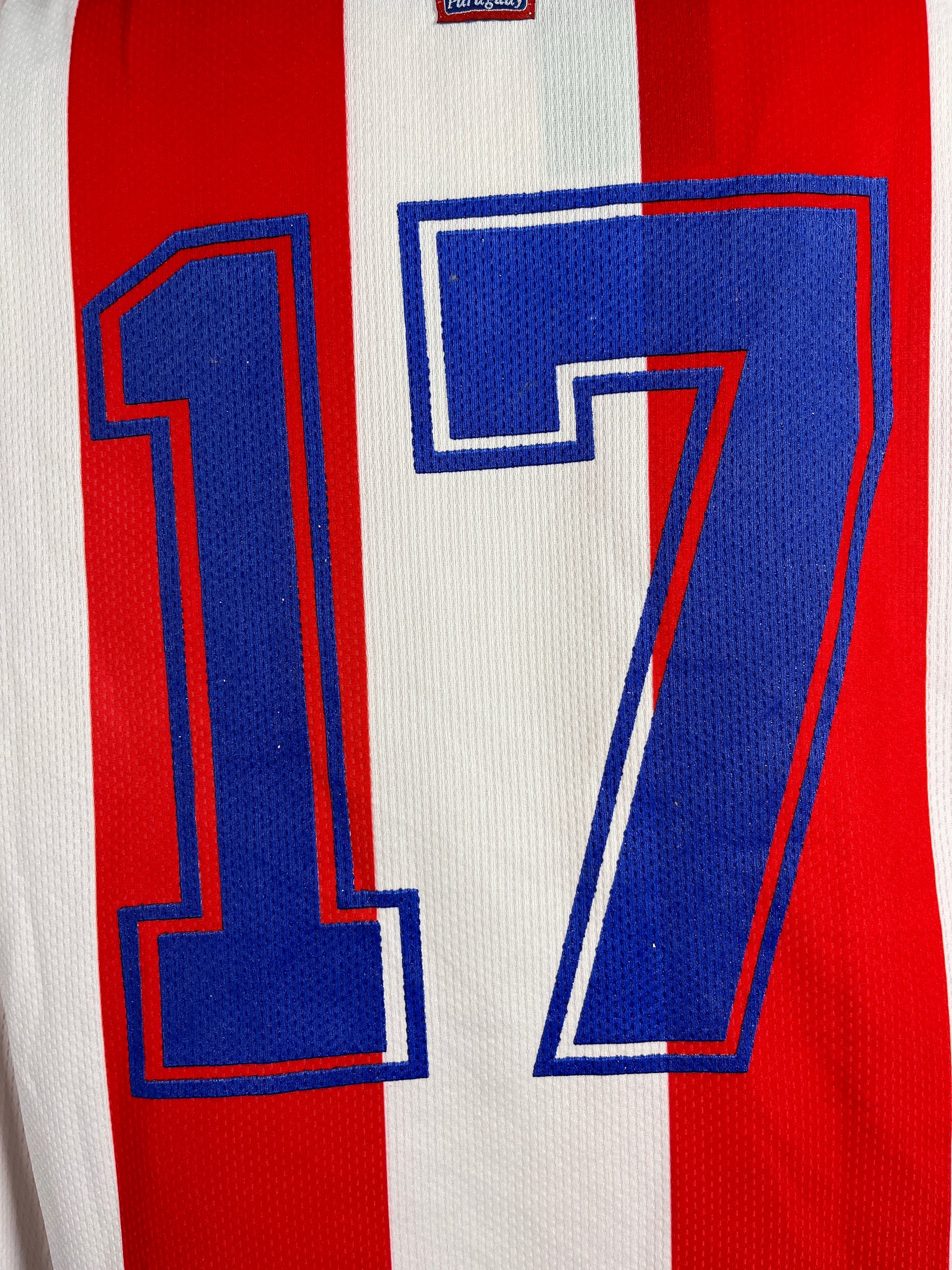 Paraguay #17 L/S Match Worn – Home – 1999 – XL – (7/10)
