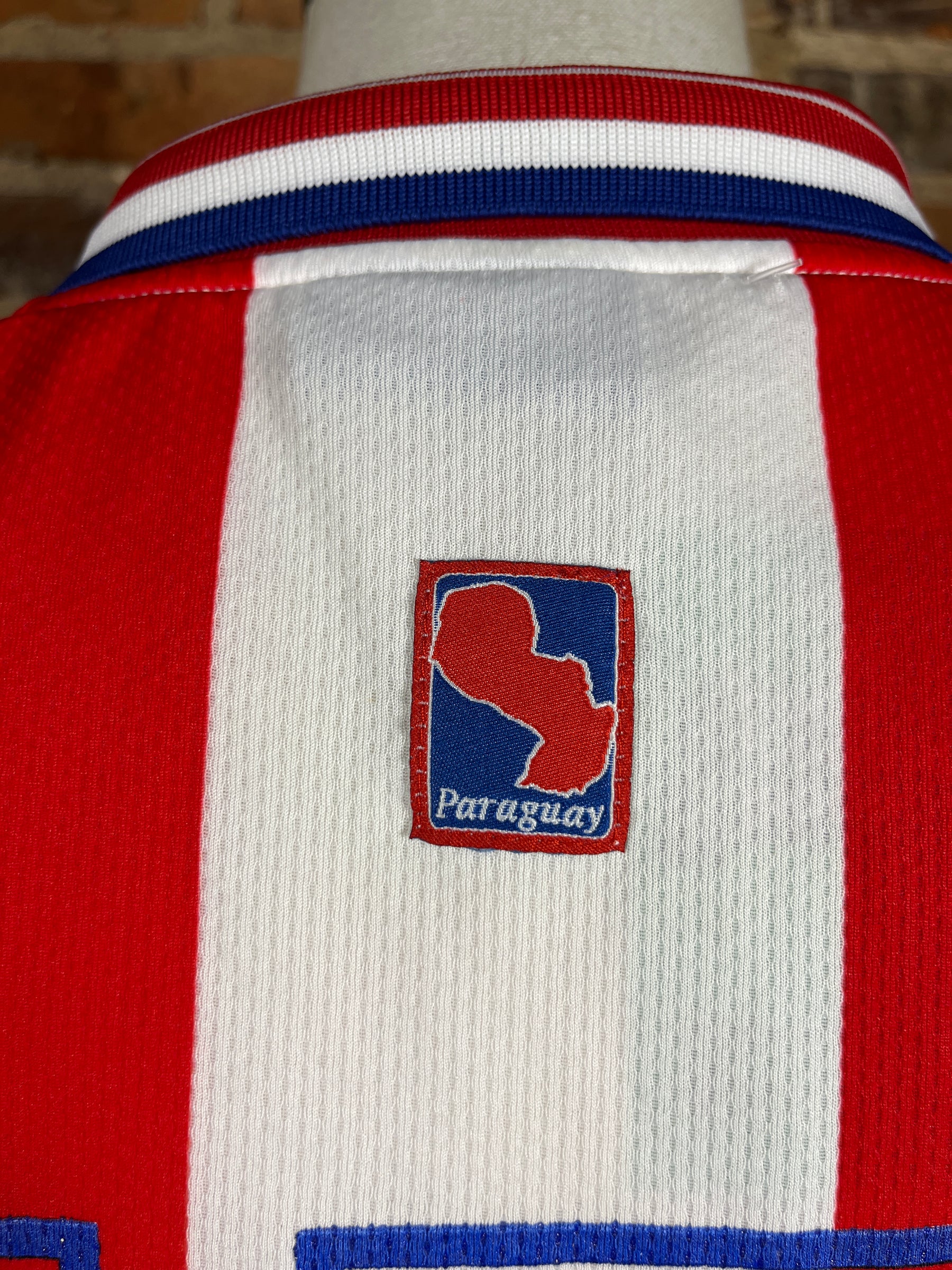 Paraguay #17 L/S Match Worn – Home – 1999 – XL – (7/10)