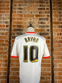 Fulham F.C. #10 Bryan Ruiz Match Worn/Issue – Home – 2014 – L – (8/10)