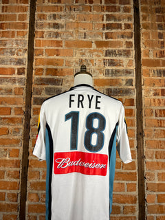 LA Galaxy #18 Frye Match Worn/Issue – Away – 2001 – L – (6/10)