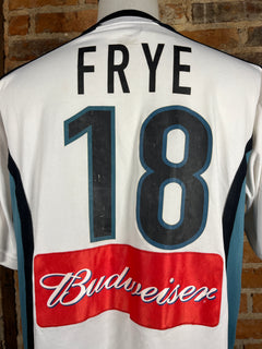 LA Galaxy #18 Frye Match Worn/Issue – Away – 2001 – L – (6/10)