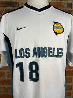 LA Galaxy #18 Frye Match Worn/Issue – Away – 2001 – L – (6/10)