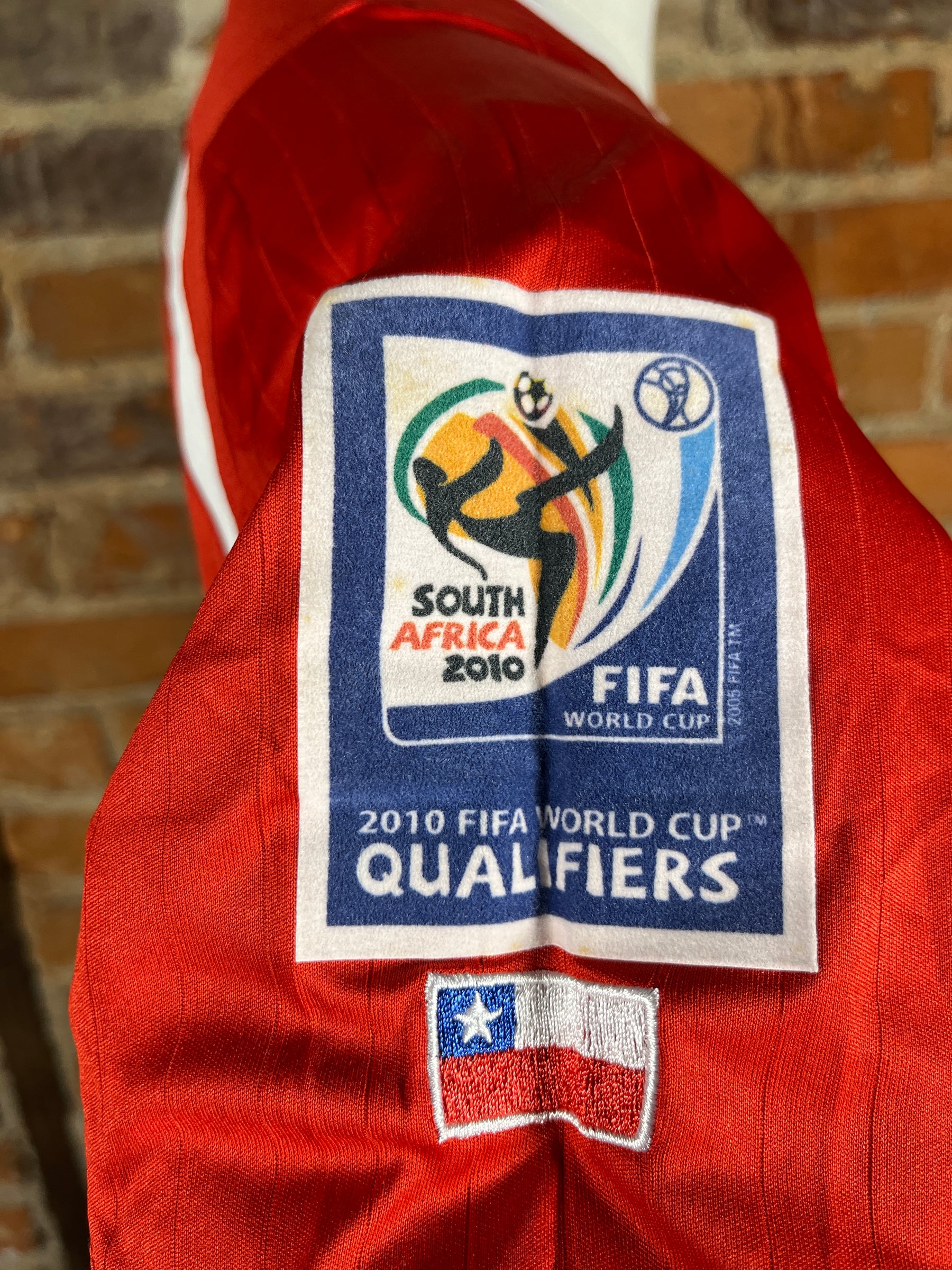 Chile #10 Match Worn/Issue – Home – 2008 – M – (7/10)