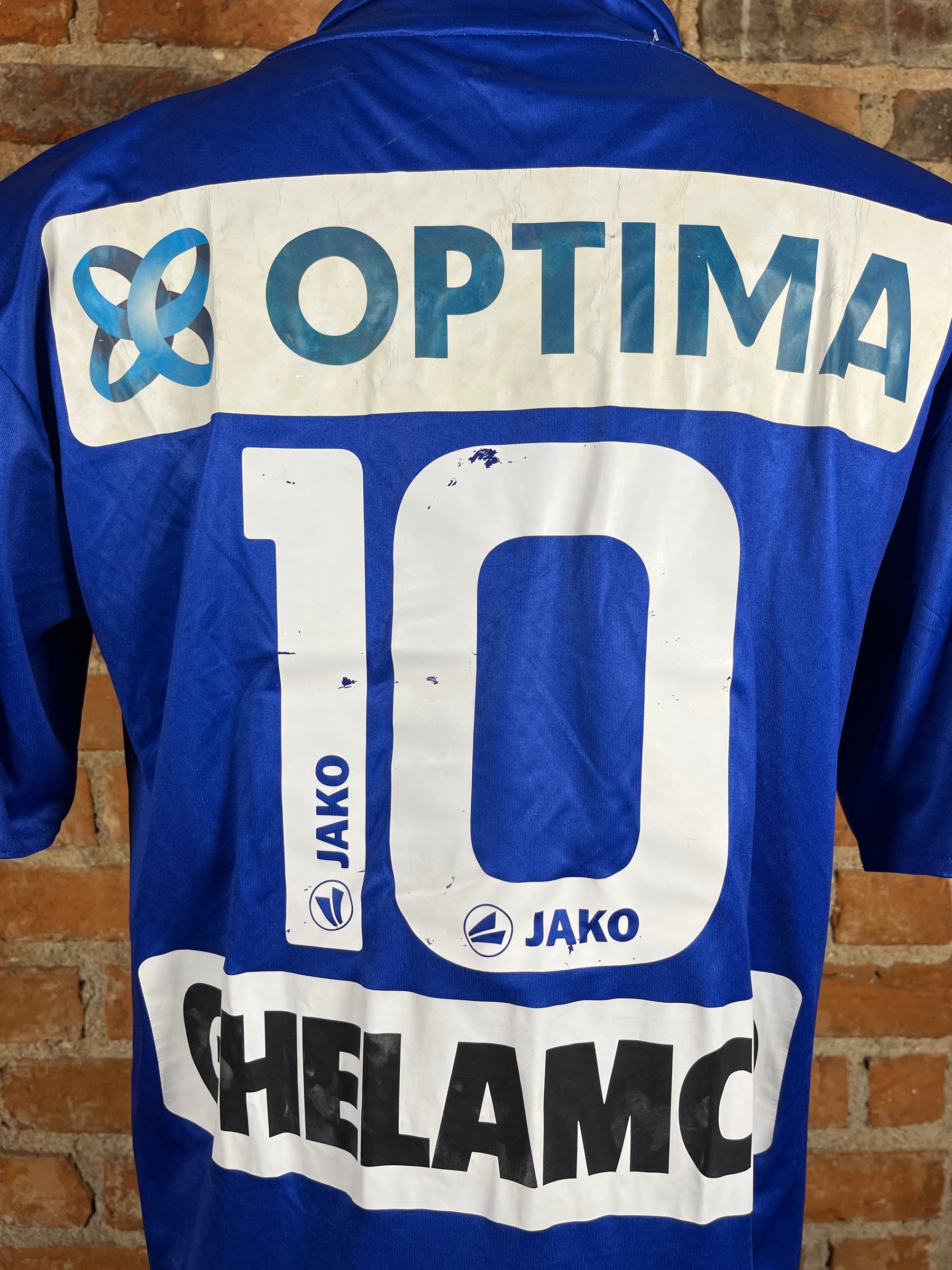 K.A.A. Gent #10 Randall Azofeifa Match Worn/Issue – Home – 2011 – M – (8/10)