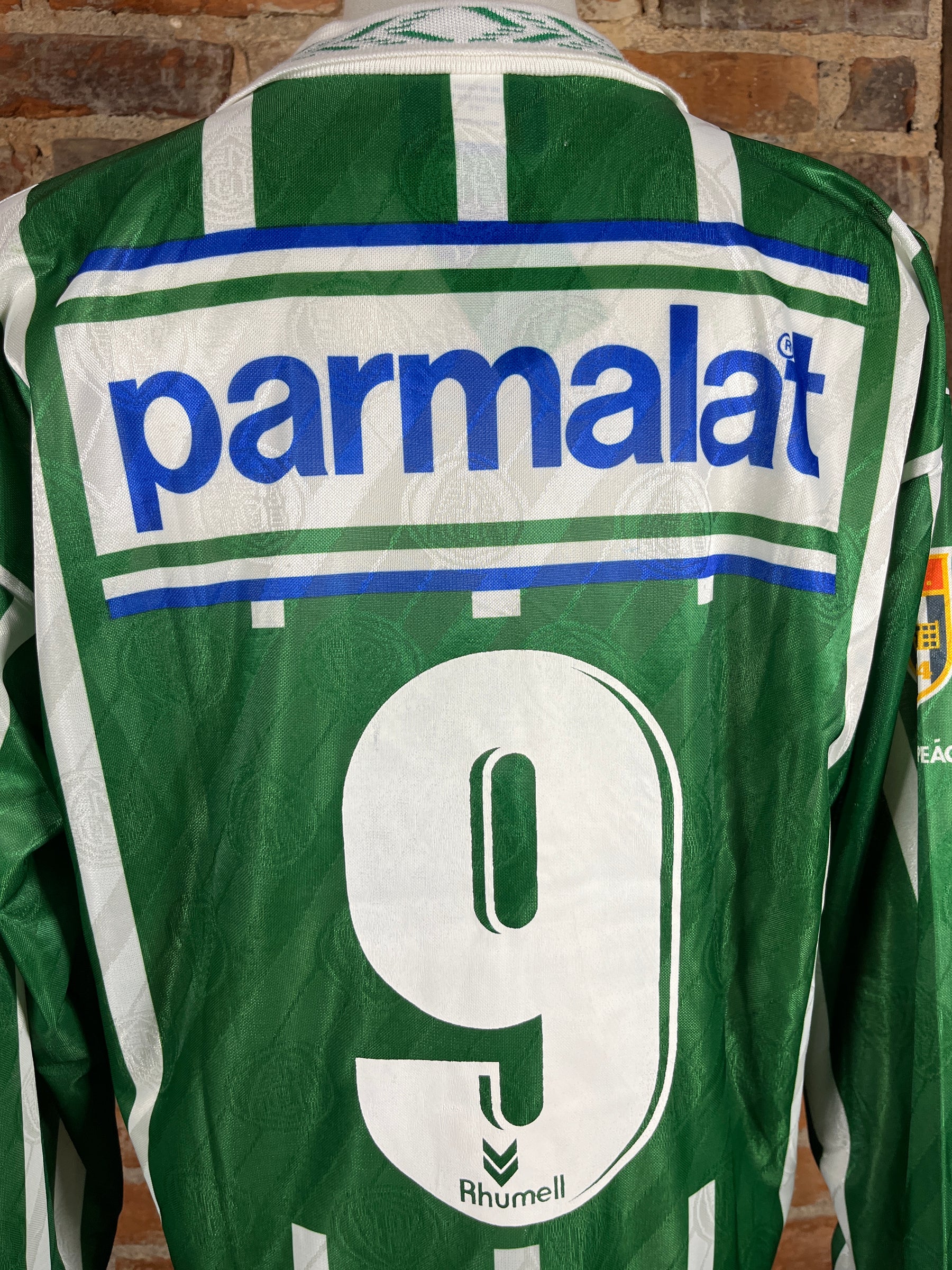 Palmeiras #9 L/S Match Worn/Issue (Worn in Copa Libertadores) – Away – 1994 – M – (7/10)