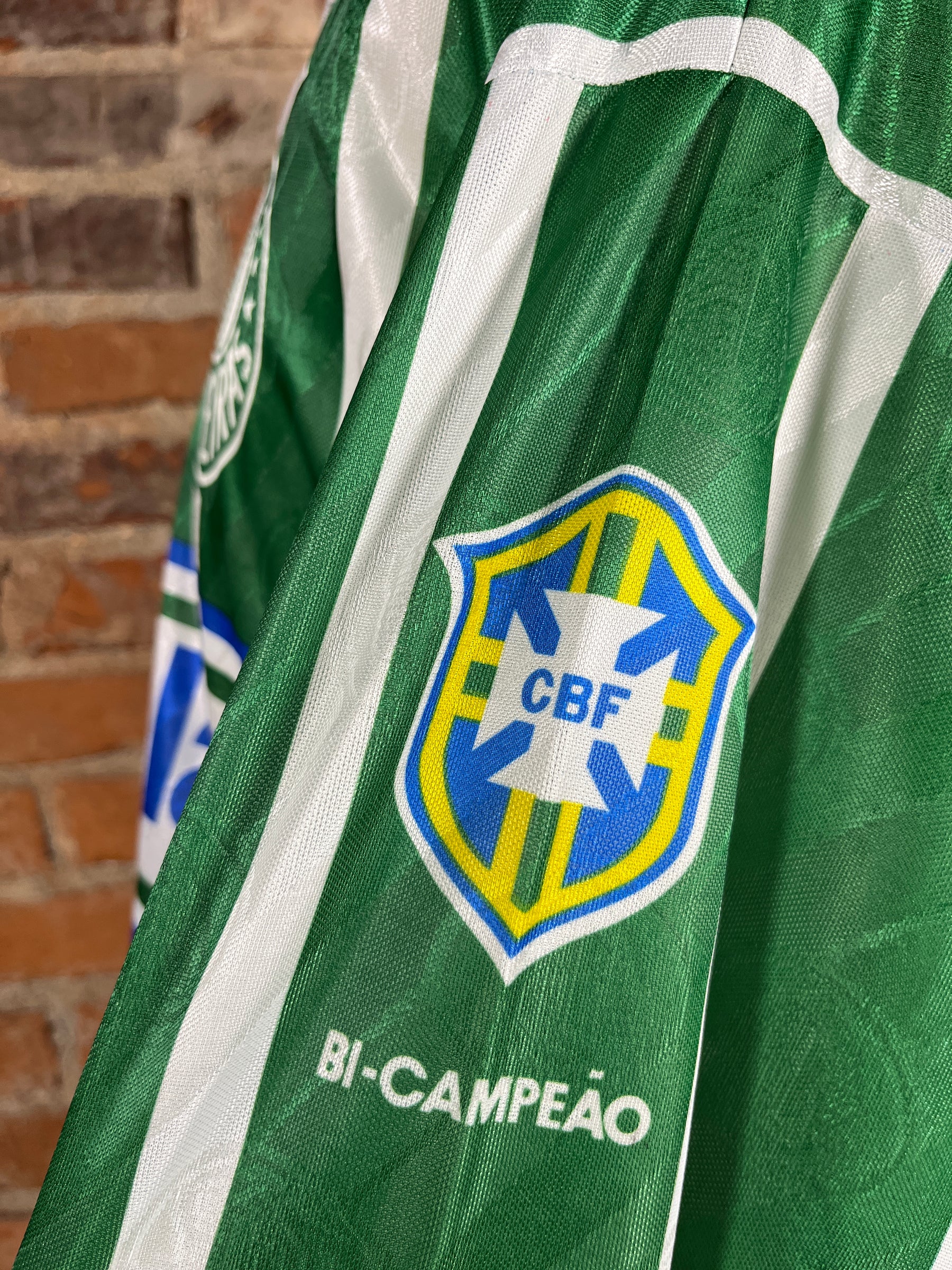 Palmeiras #9 L/S Match Worn/Issue (Worn in Copa Libertadores) – Away – 1994 – M – (7/10)