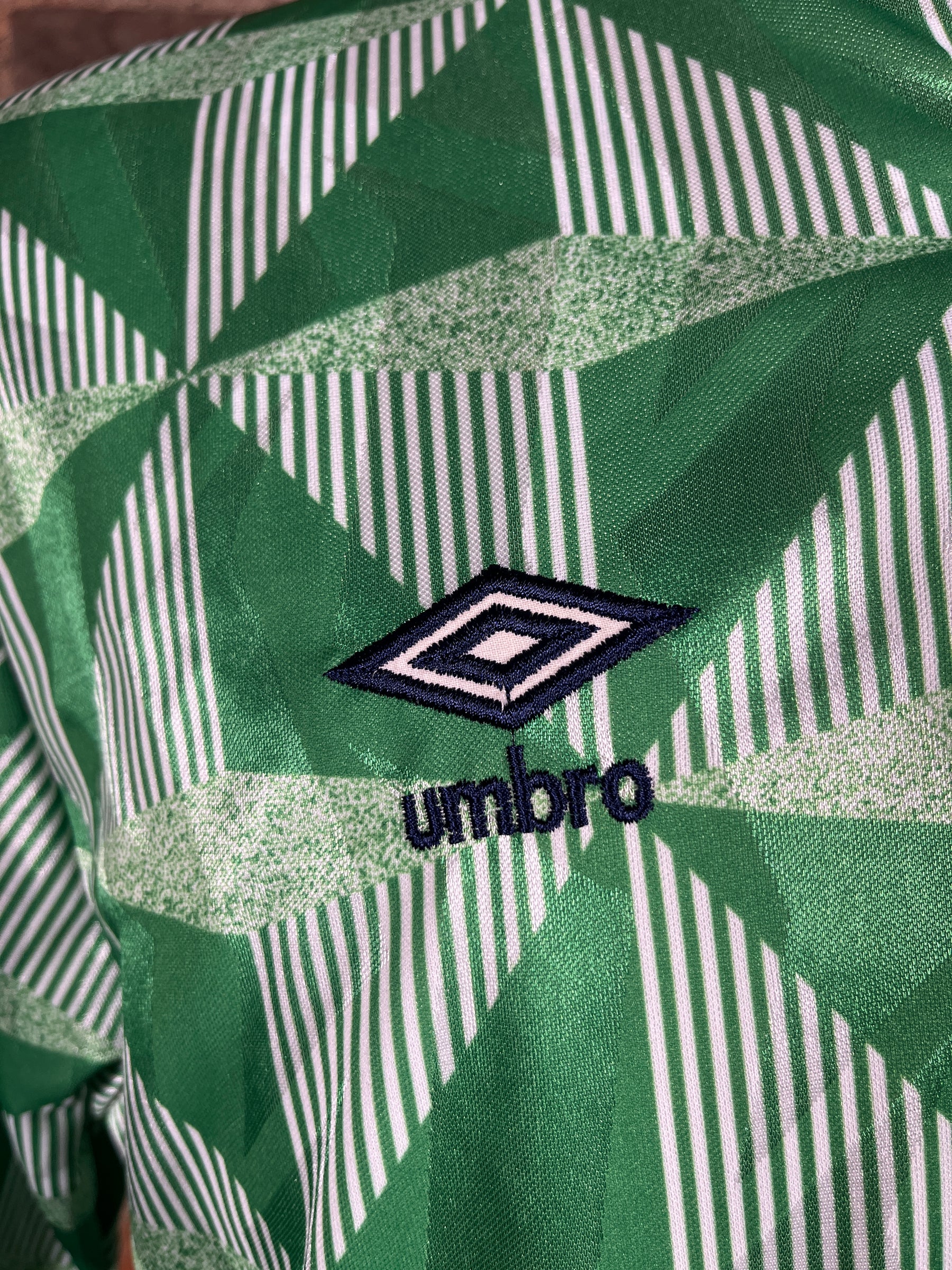 Northern Ireland #8 Match Worn/Issue – Home – 1991 – XL – (7/10)