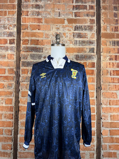 Scotland #15 L/S Match Worn/Issue – Home – 1992 – XL – (7/10)