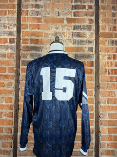 Scotland #15 L/S Match Worn/Issue – Home – 1992 – XL – (7/10)