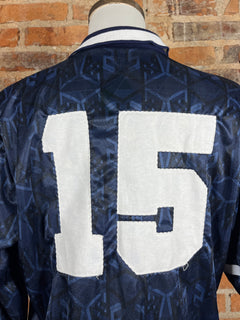 Scotland #15 L/S Match Worn/Issue – Home – 1992 – XL – (7/10)