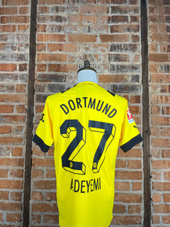 Borussia Dortmund #27 Adeyemi Match Worn/Issue – Home – 2022 – M – (8/10)