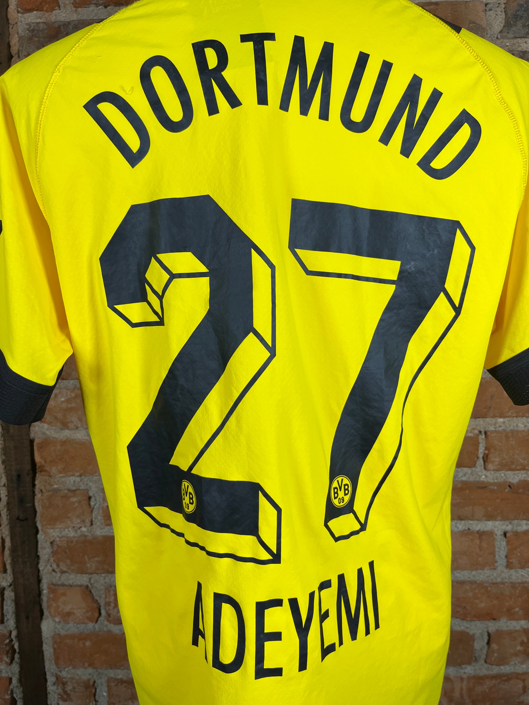 Borussia Dortmund #27 Adeyemi Match Worn/Issue – Home – 2022 – M – (8/10)